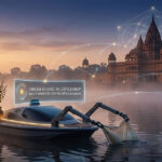 Yamuna River Cleanup 2026: AI & Robotics Startups with autonomous-Trash-Skimmer-robotic-vessel